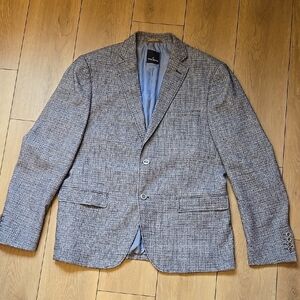 Daniel Hechter Blue Blazer with Notched Lapel size 42R